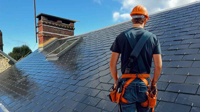 PROKEMPER COUVERTURE : Artisan couvreur sur Quimper dans le Finistère (29): Recherche de fuite toit. Nettoyage démoussage et peinture hydrofuge toiture, Travaux de couverture, zinguerie, faîtage, étanchéité toit plat terrasse, nettoyage démoussage ravalement peinture façade, Imperméabilisation façade. Nettoyage des extérieurs et petite maçonnerie. Intervention sur QUIMPER et dans un rayon de 70 km aux alentours, dans le Finistère (29).